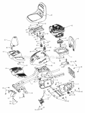 Chassis_Enclosures Diagram and Parts List for WE261 2011-03 - 96022000701 Weed Eater Lawn Tractor